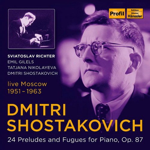 肖斯塔科维奇亲弹24首钢琴前奏曲与赋格, Op. 87 (5 Discs 套盒)